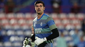 Real's Courtois slams LaLiga over plans for Barca-Villarreal Miami match
