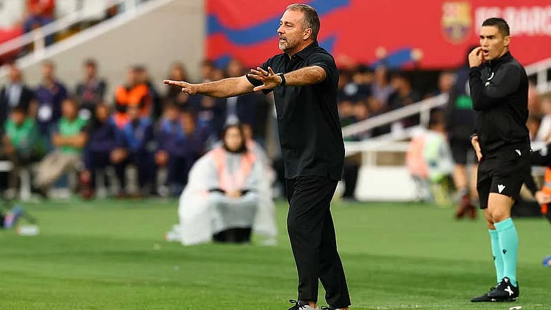 Barcelona have 'completely changed me', says Flick after touchline antics