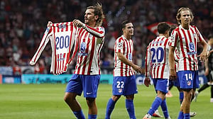 Griezmann scores 200th Atletico goal in 5-1 win over Frankfurt