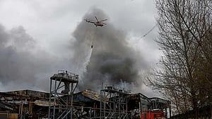 Russian aerial attack on Kyiv kills two, injures 13, Ukraine officials say