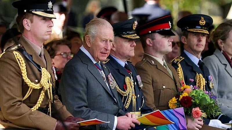 King Charles unveils UK's first LGBT armed forces memorial