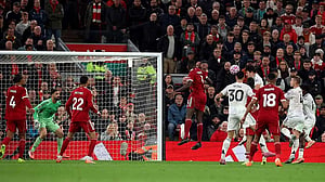 Man United's Maguire heads late winner in 2-1 defeat of struggling Liverpool