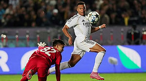 Mbappe hat-trick powers Real Madrid to 5-0 win over Kairat in Champions League