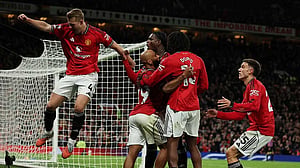 Man United hang on to make it three wins in a row