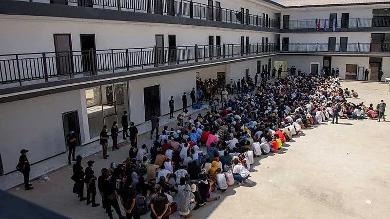 Nearly 700 people flee to Thailand after Myanmar scam centre raid