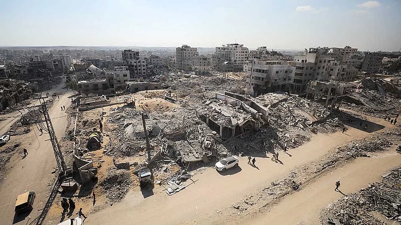 Clearing Gaza's surface of bombs will take up to 30 years, aid group says
