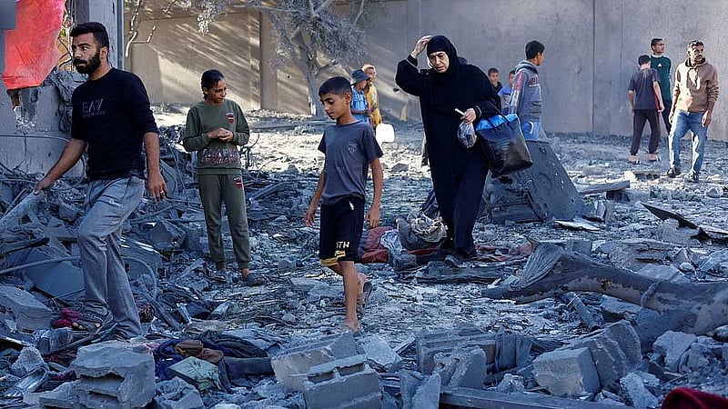 Israel kills more than 100 in strikes after soldier's death, says it still backs ceasefire