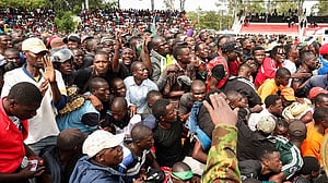 Dozens of mourners injured at Odinga memorial in Kenya, Red Cross official says