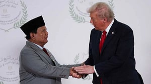 Indonesian president asks Trump for meeting with son Eric in 'hot mic' moment