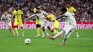 Vinicius double helps Real to 3-1 home win over Villarreal