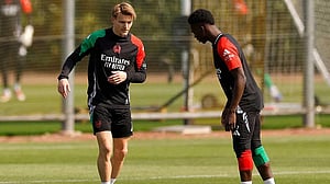 Arsenal's Odegaard and Saka face late fitness tests for Man City showdown