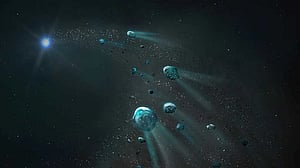 Astronomers spot white dwarf that guzzled a Pluto-like world