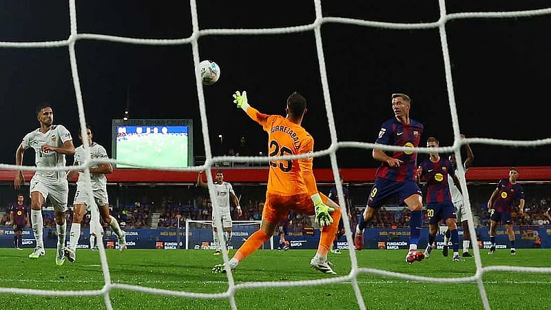 Barcelona demolish Valencia 6-0 as three players grab doubles in goal fest