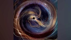 Astronomers get best view yet of two merging black holes