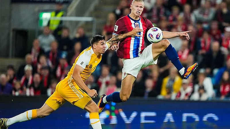 Haaland hits five as Norway thrash Moldova 11-1 in World Cup qualifier
