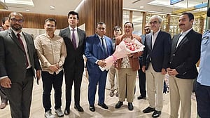 Home secretary reaches Pakistan for 9-day official visit