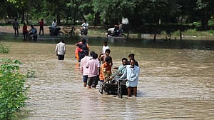 India's Yamuna river crosses danger mark as heavy rains flood parts of Delhi