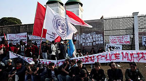 Indonesia police fire tear gas near campuses, riling rights groups