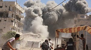 Israel intensifies Gaza City bombing as Rubio arrives