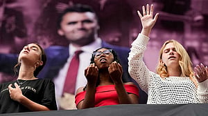 At Charlie Kirk memorial, Trump rallies MAGA against political opponents