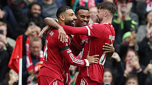 Liverpool hold on to beat Everton 2-1 in Merseyside derby