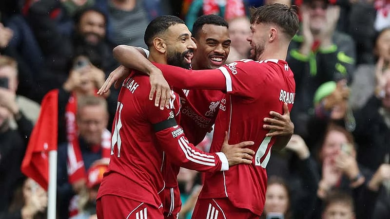 Liverpool hold on to beat Everton 2-1 in Merseyside derby