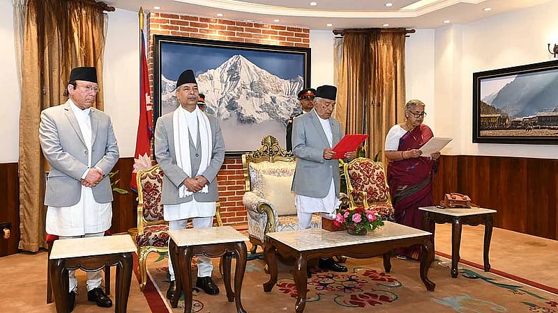 Nepal sets March elections after naming interim prime minister