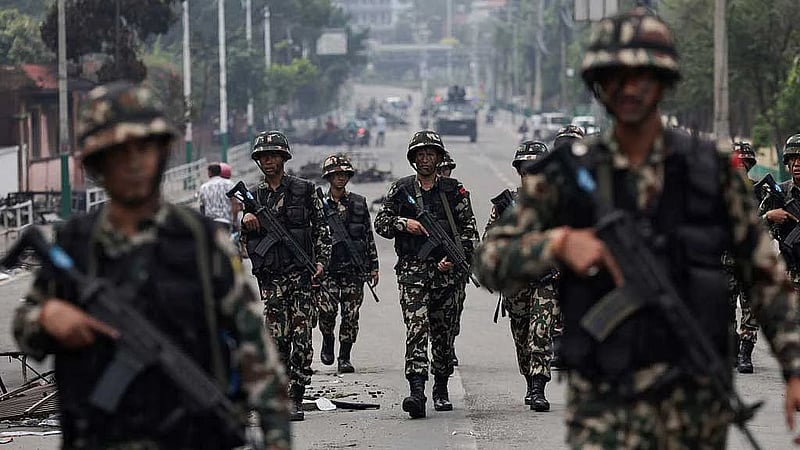 Soldiers guard Nepal's parliament, patrol streets after two days of deadly protests
