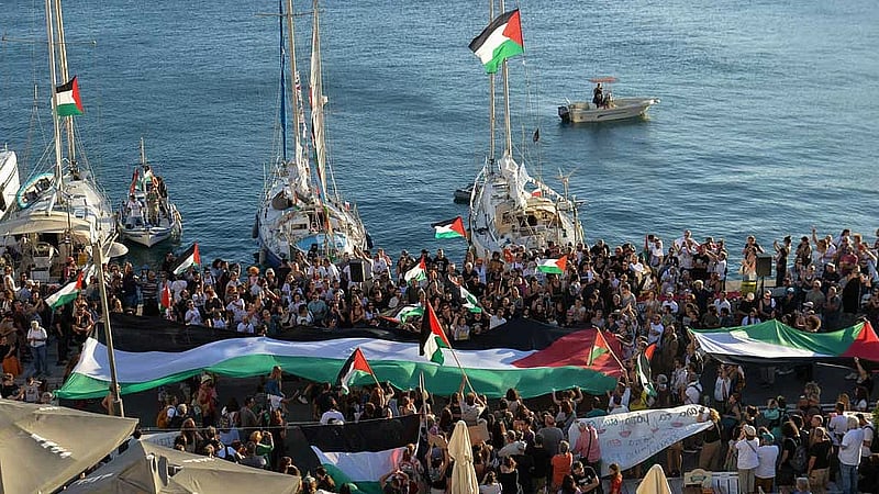 Italy, Spain deploy naval vessels to protect flotilla on course for Gaza