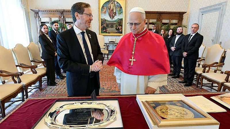 Pope Leo raises 'tragic situation in Gaza' in meeting with Israeli president