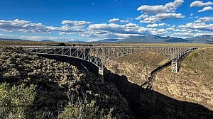 Landmark New Mexico bridge closed to pedestrians after record number of suicides