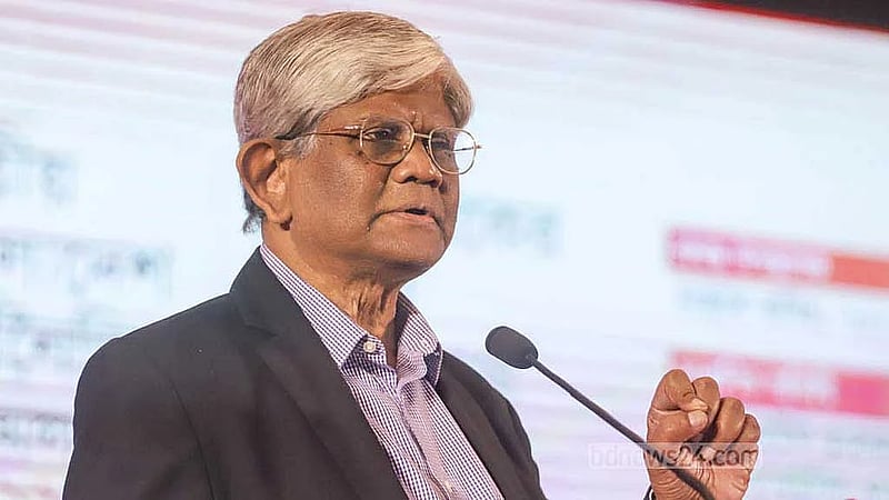 Advisor Salehuddin is feeling 'absence of politicians' in interim government's reform push