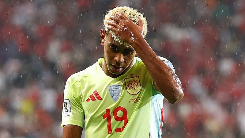 Barca's Flick says Spain should take more care of players after Yamal's injury