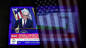 Stocks churn as traders assess Fed outlook following rate cut
