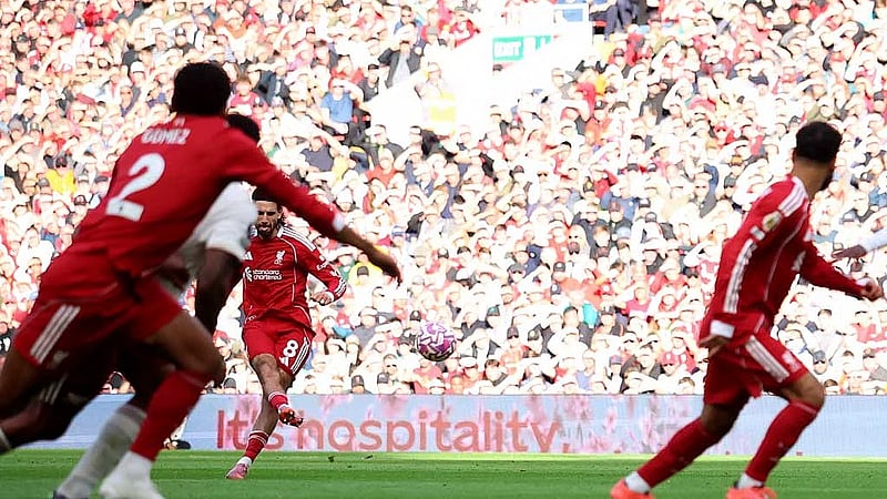 Szoboszlai's stunning free kick gives Liverpool 1-0 win over Arsenal