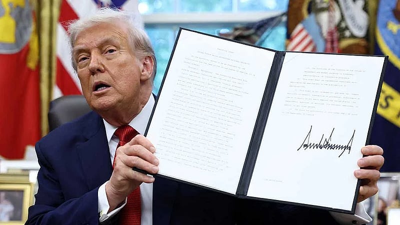 Trump signs order declaring TikTok sale ready and values it at $14bn