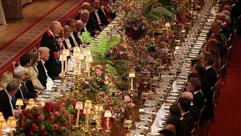 Trump hails UK special relationship as he revels in pomp of historic state visit