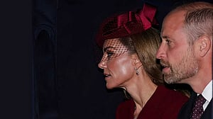UK's Prince William and Princess Kate visit town where girls were murdered