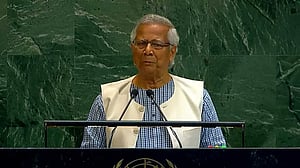 Chief Advisor Yunus addressing UN General Assembly