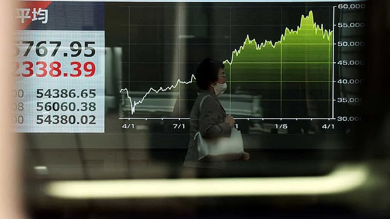 Asian shares track Wall Street to record highs but higher oil prices a risk