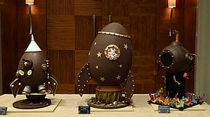Belgium's top chocolatiers showcase artistry in Easter egg exhibition