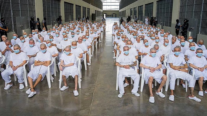 El Salvador holds mass trial for 486 alleged gang members