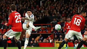 Leeds grab 2-1 win over Manchester United as Martinez sees red