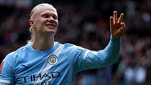 Haaland bags hat-trick as Man City hammer Liverpool 4-0 in FA Cup quarter-final
