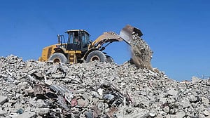 Palestinians use Gaza rubble to restore streets as US rebuilding plan stalls