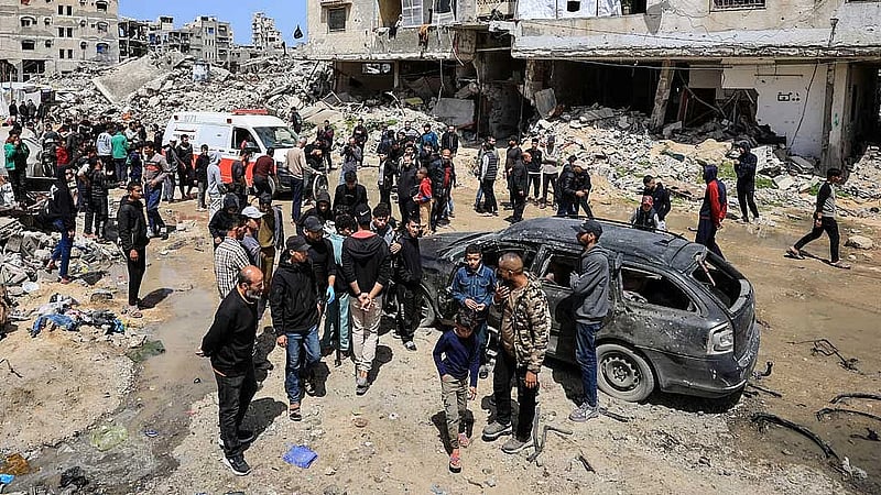 Israeli airstrike kills at least 10 near Gaza school as ceasefire strains