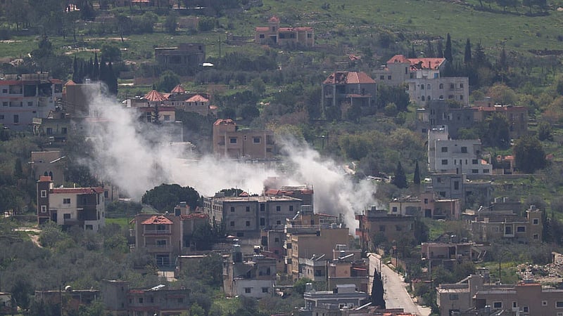 Israel presses assault on Lebanon border town ahead of US-hosted talks