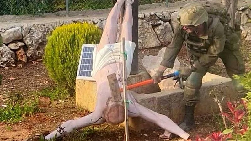 Israel condemns soldier's desecration of crucifix in south Lebanon