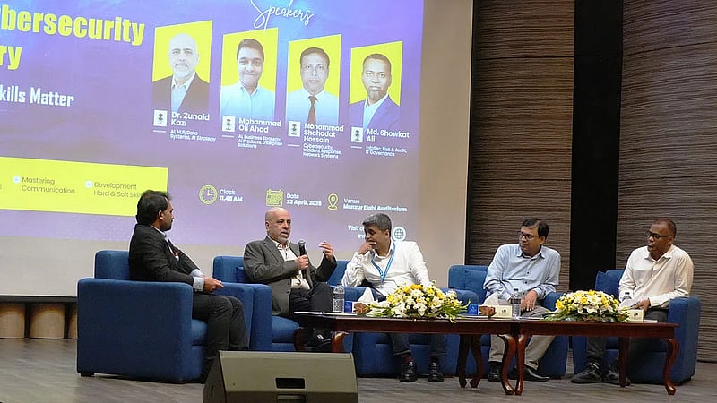 Seminar on AI and cybersecurity held at East West University