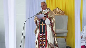 Pope Leo, in Cameroon, decries world 'ravaged by tyrants'